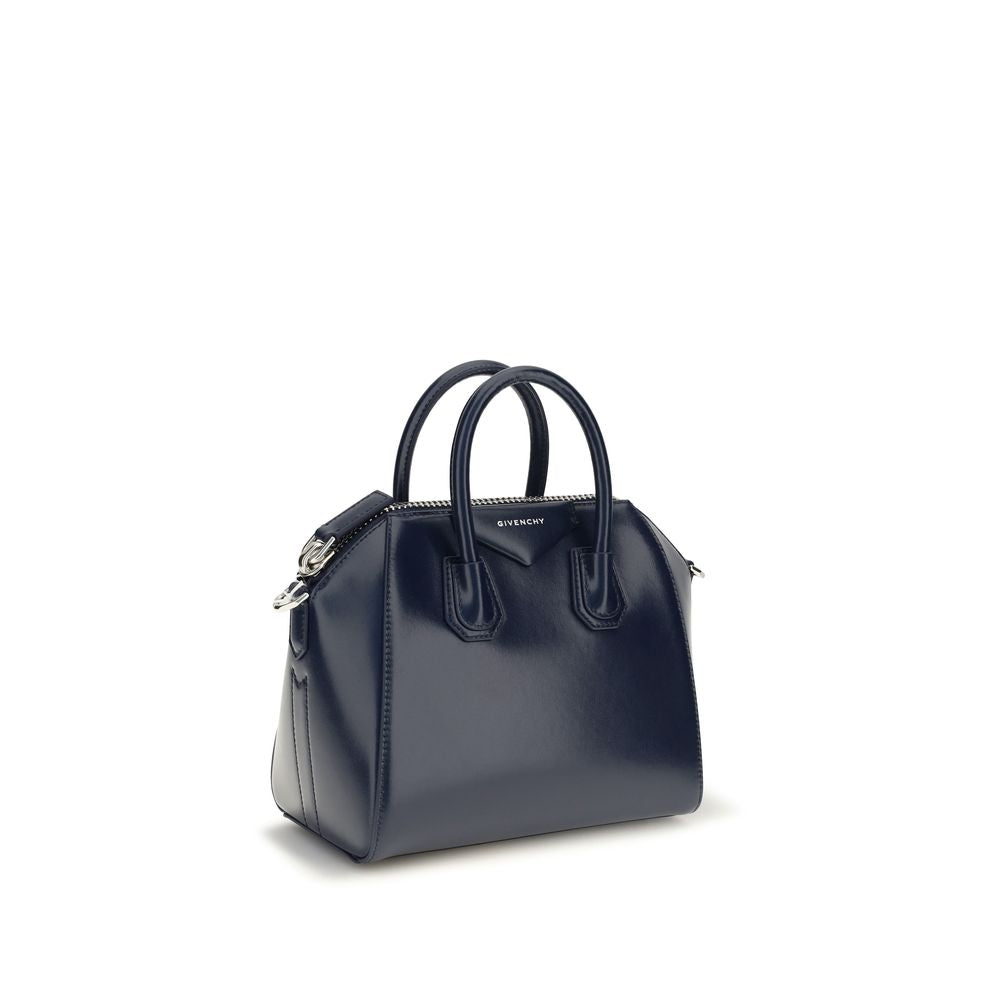 2026 New Arrival Givenchy Blue Calf Leather Bos Taurus Handbag