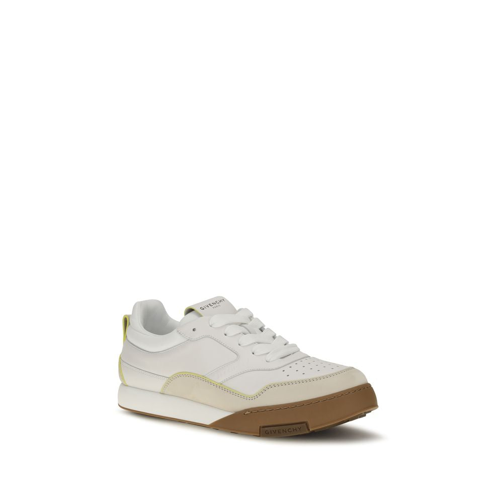 2026 New Arrival Givenchy White Calf Leather Bos Taurus Low Top Sneakers