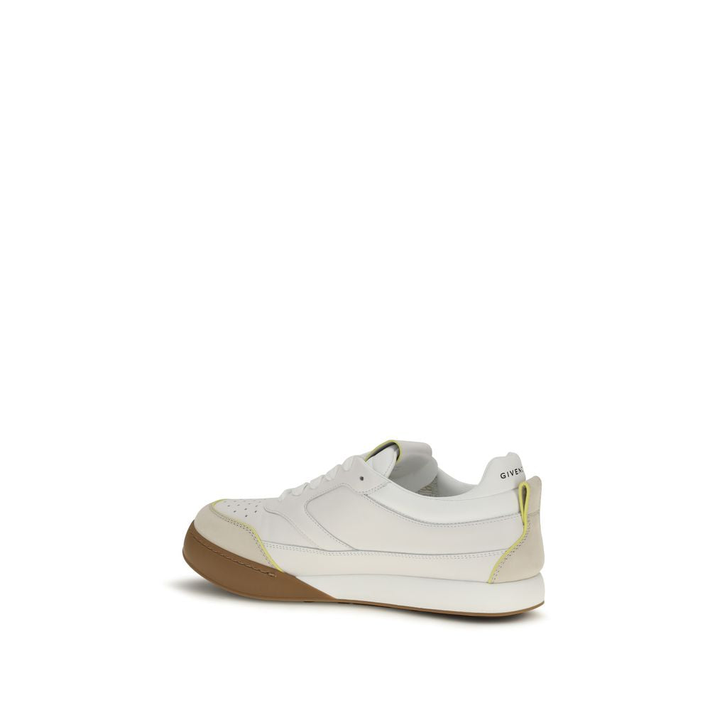 2026 New Arrival Givenchy White Calf Leather Bos Taurus Low Top Sneakers