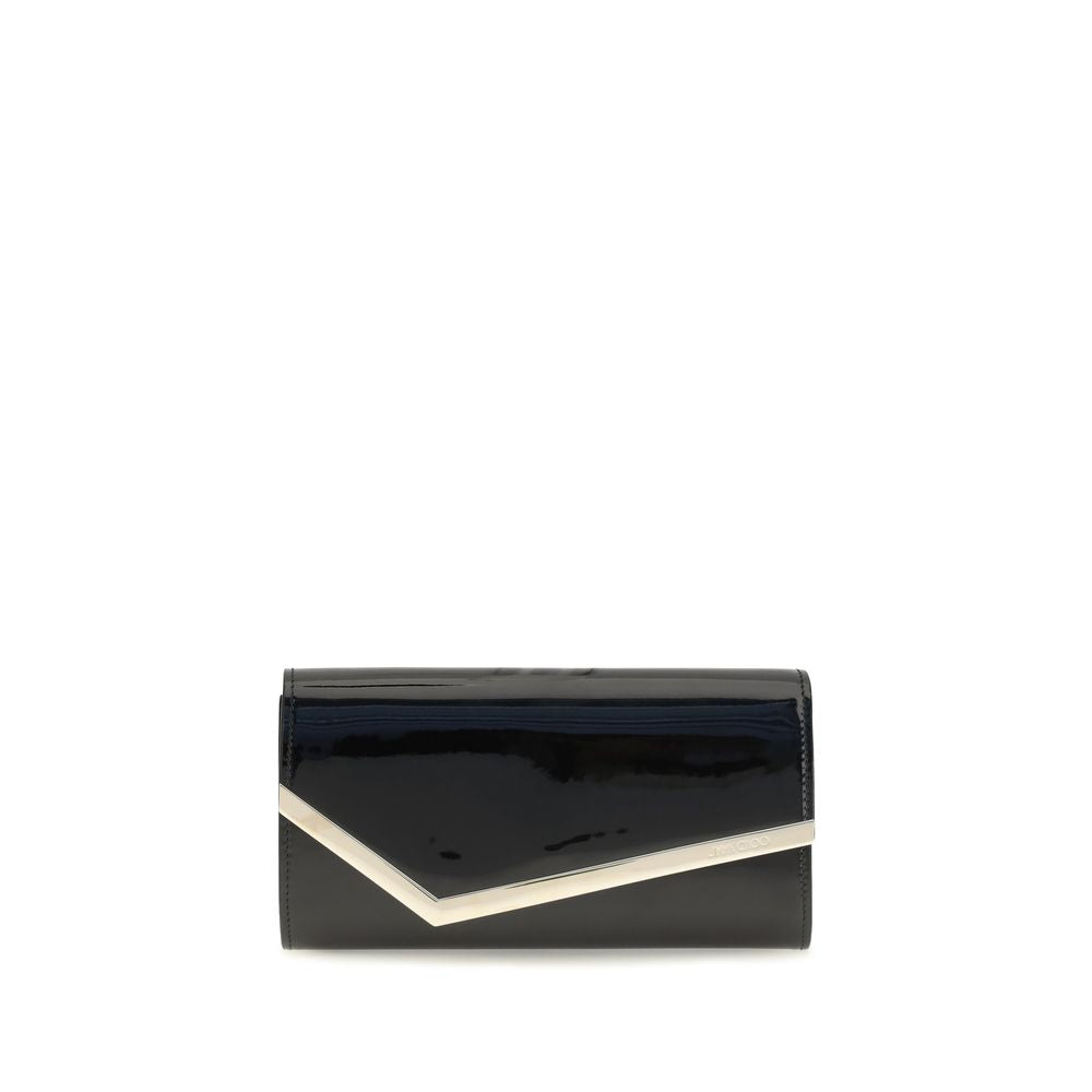 2026 New Arrival Jimmy Choo Black Calf Leather Bos Taurus Wallet