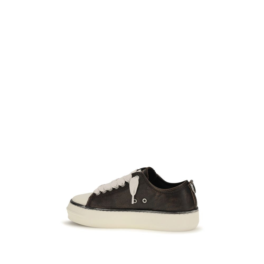 2026 New Arrival Represent Brown Calf Leather Bos Taurus Chunky Sneakers