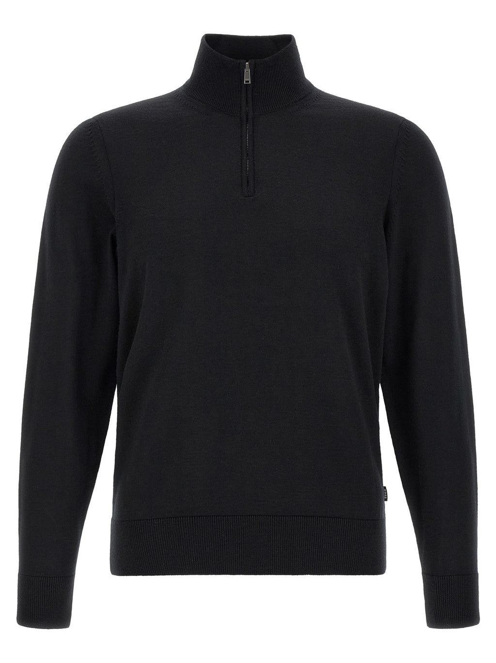 2026 New Arrival Hugo Boss Black Virgin Wool Cardigan