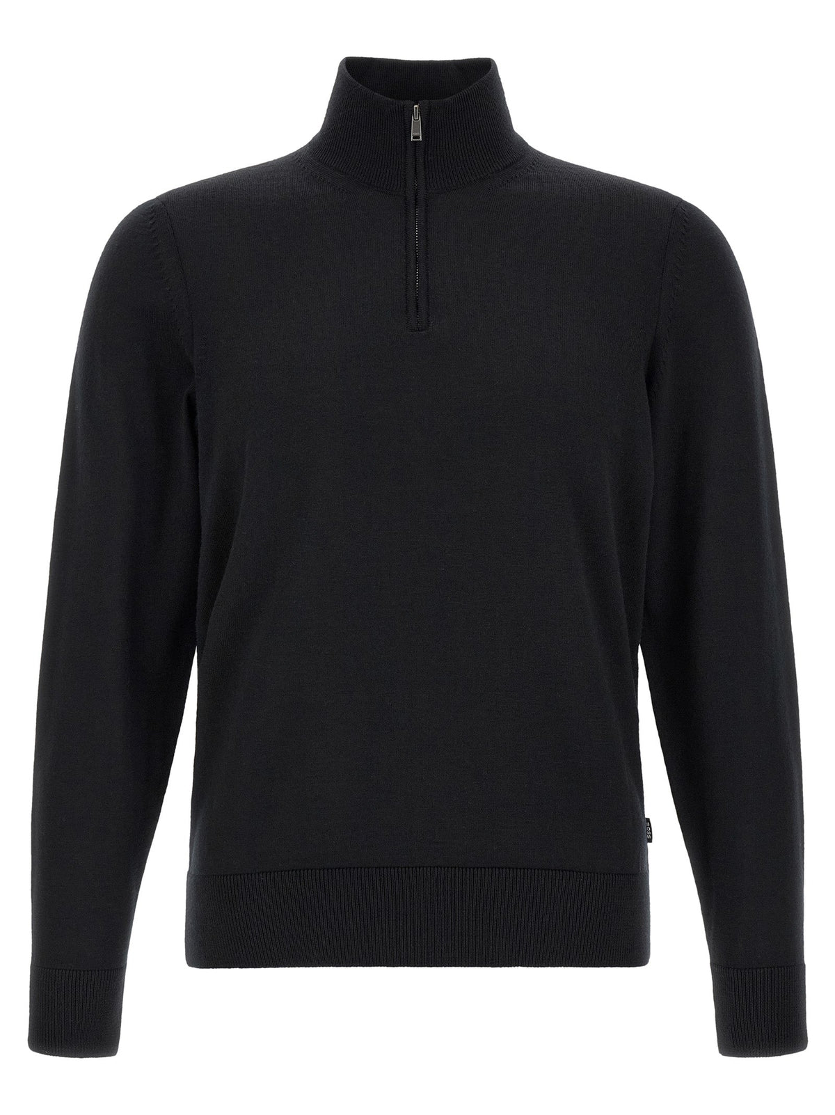 2026 New Arrival Hugo Boss Black Virgin Wool Cardigan