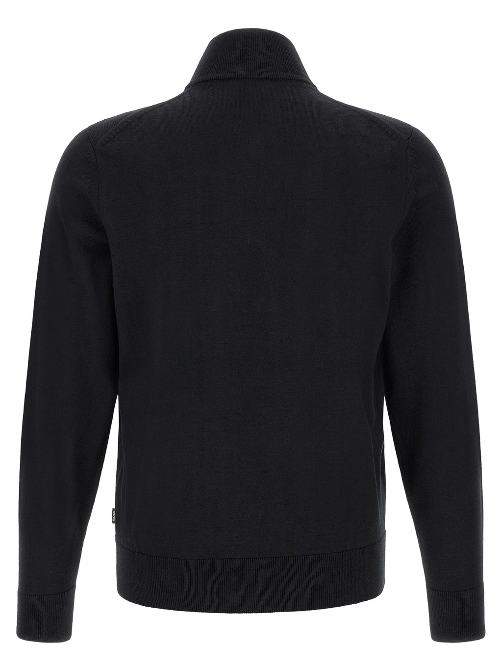 2026 New Arrival Hugo Boss Black Virgin Wool Cardigan