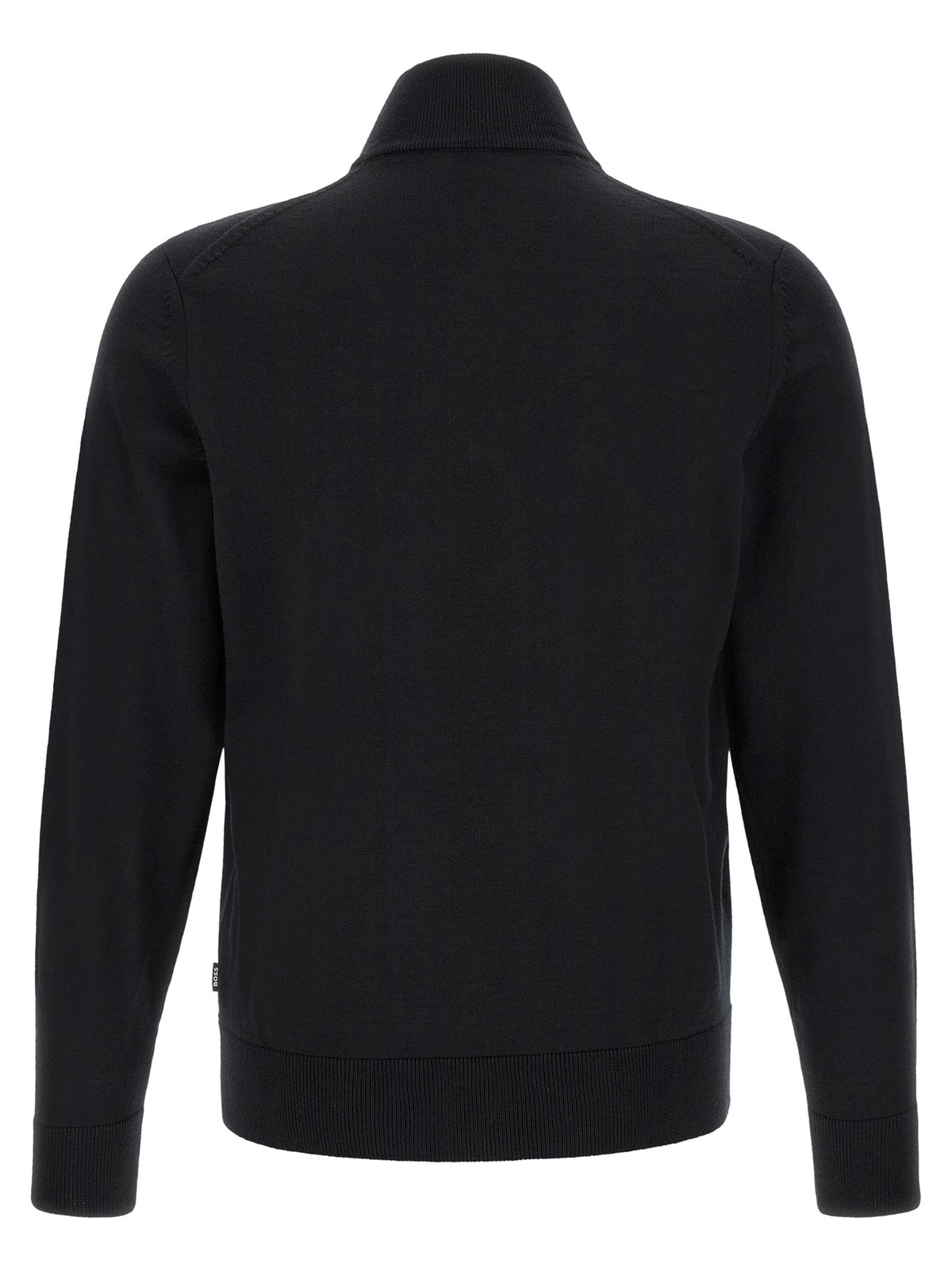 2026 New Arrival Hugo Boss Black Virgin Wool Cardigan