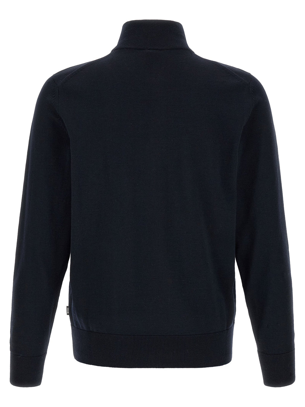 2026 New Arrival Hugo Boss Blue Virgin Wool Cardigan