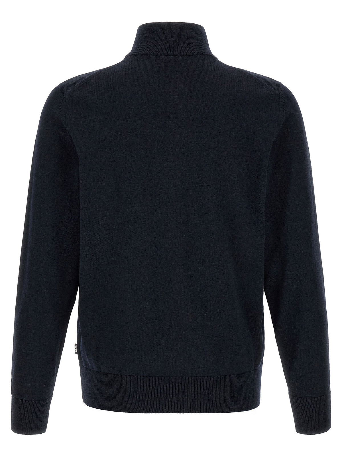 2026 New Arrival Hugo Boss Blue Virgin Wool Cardigan