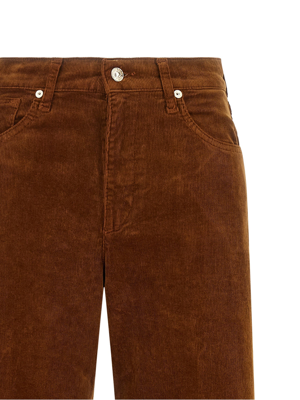 2026 New Arrival 7 For All Mankind Brown Cotton Casual Pants