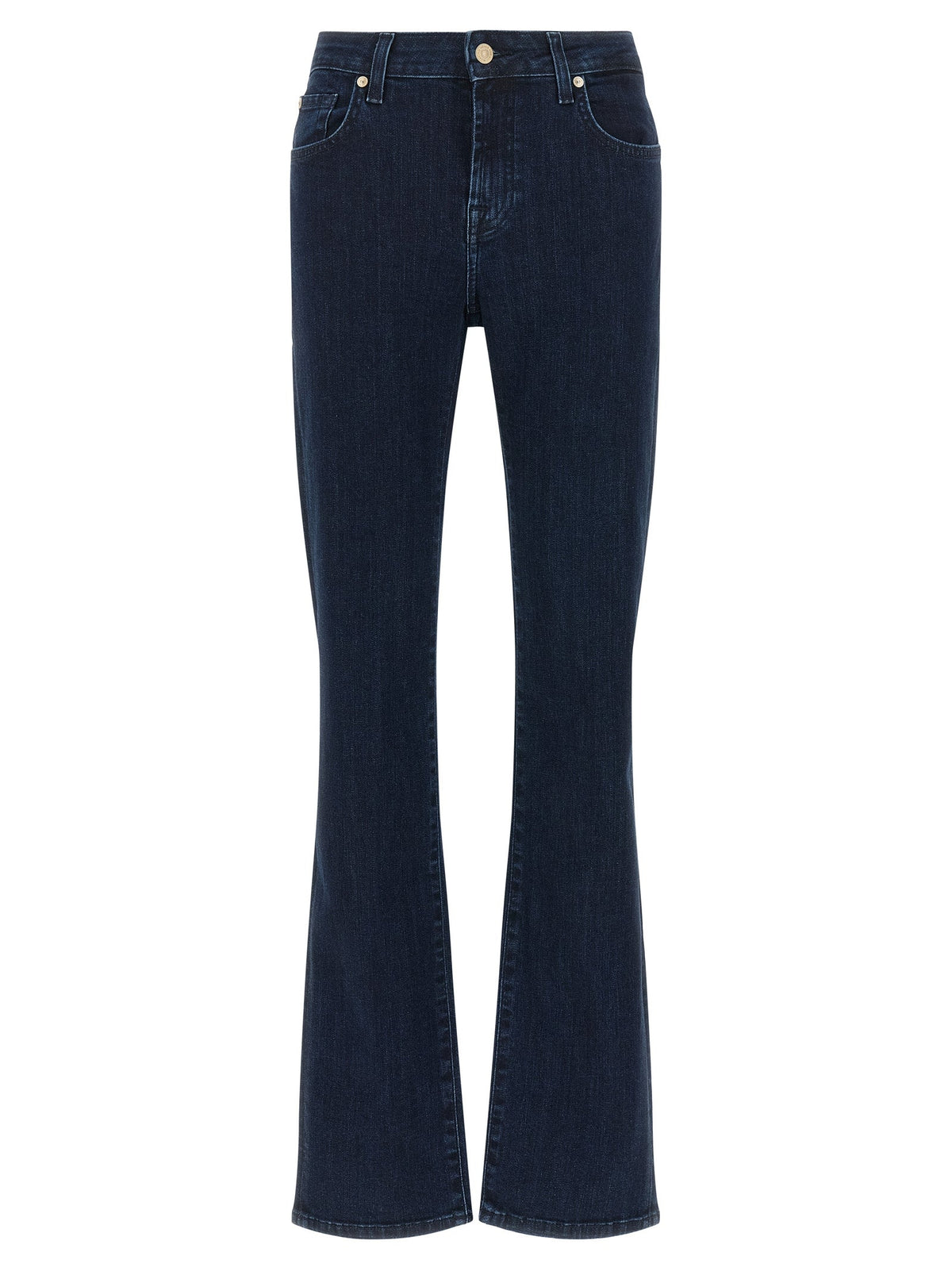 2026 New Arrival 7 For All Mankind Blue Cotton Bootcut Jeans