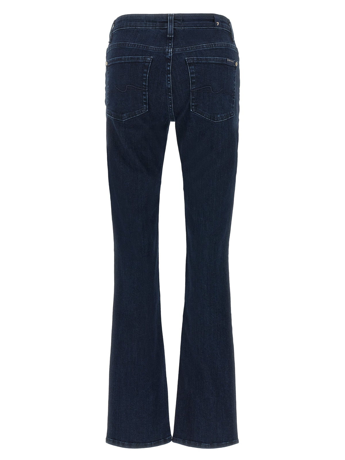 2026 New Arrival 7 For All Mankind Blue Cotton Bootcut Jeans