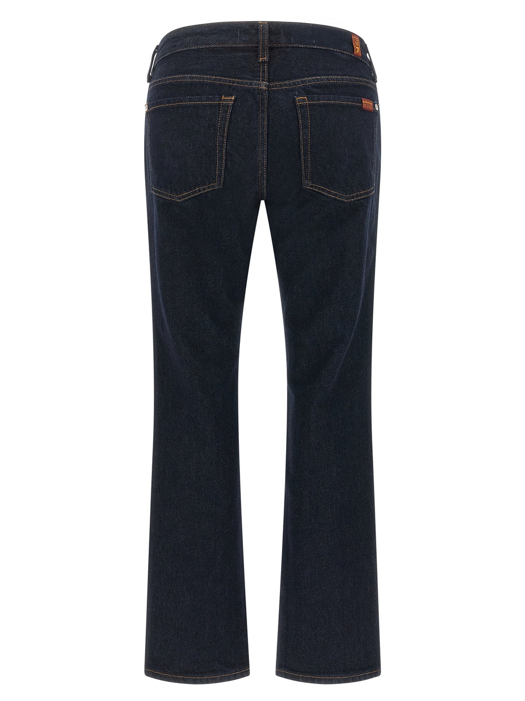 2026 New Arrival 7 For All Mankind Blue Cotton Bootcut Jeans