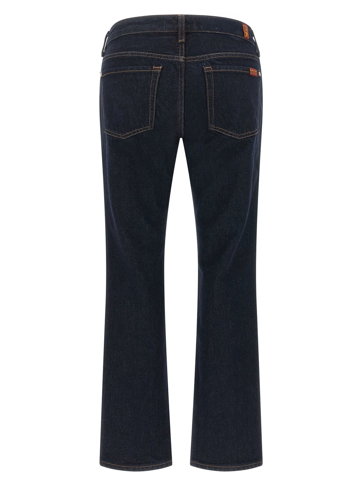 2026 New Arrival 7 For All Mankind Blue Cotton Bootcut Jeans