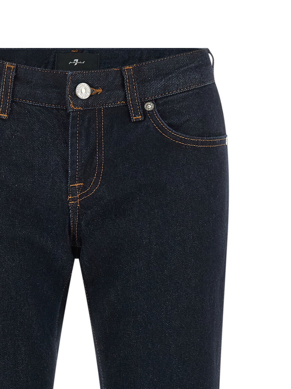 2026 New Arrival 7 For All Mankind Blue Cotton Bootcut Jeans