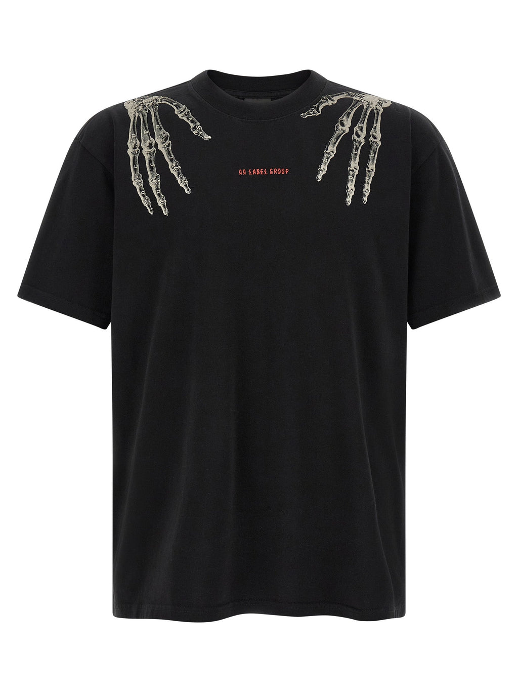 2026 New Arrival 44 Label Group Black Cotton T-Shirt