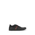 2026 New Arrival Gucci Black Calf Leather Bos Taurus Low Top Sneakers