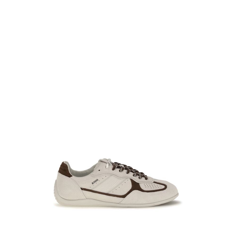 2026 New Arrival Alohas White Calf Leather Bos Taurus Athletic Sneakers