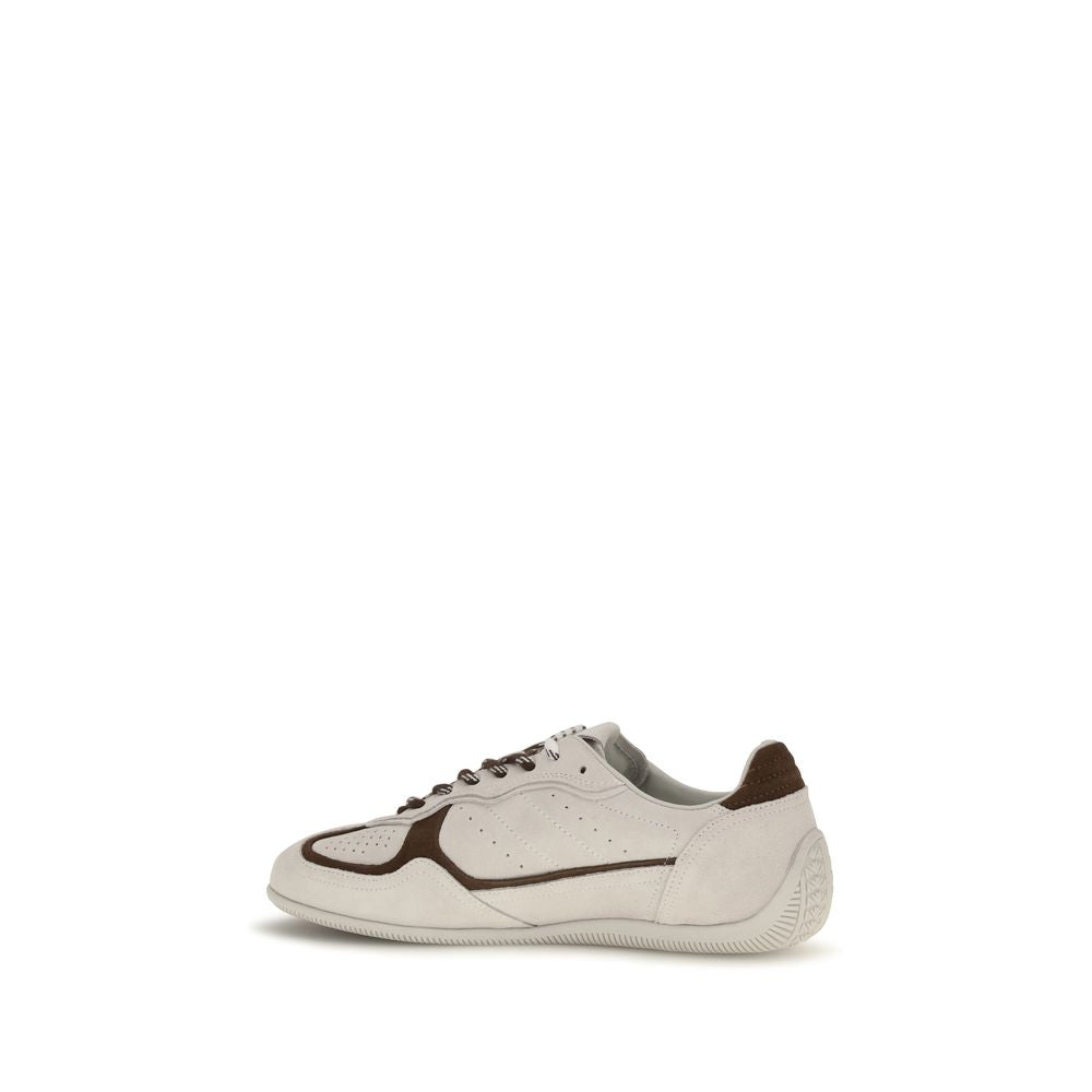 2026 New Arrival Alohas White Calf Leather Bos Taurus Athletic Sneakers