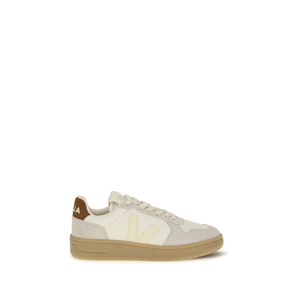 2026 New Arrival Veja Beige Calf Leather Bos Taurus Low Top Sneakers