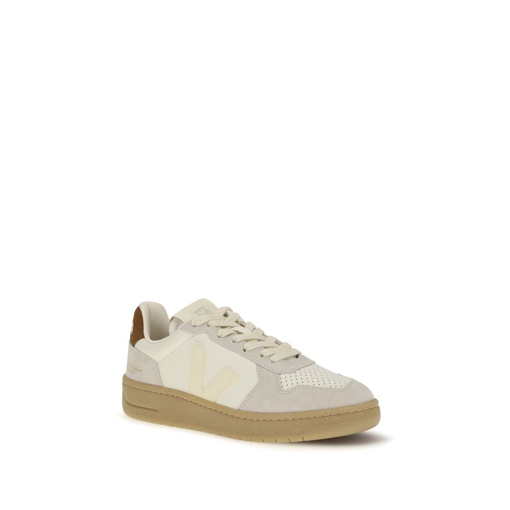 2026 New Arrival Veja Beige Calf Leather Bos Taurus Low Top Sneakers