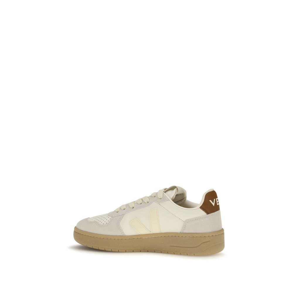 2026 New Arrival Veja Beige Calf Leather Bos Taurus Low Top Sneakers