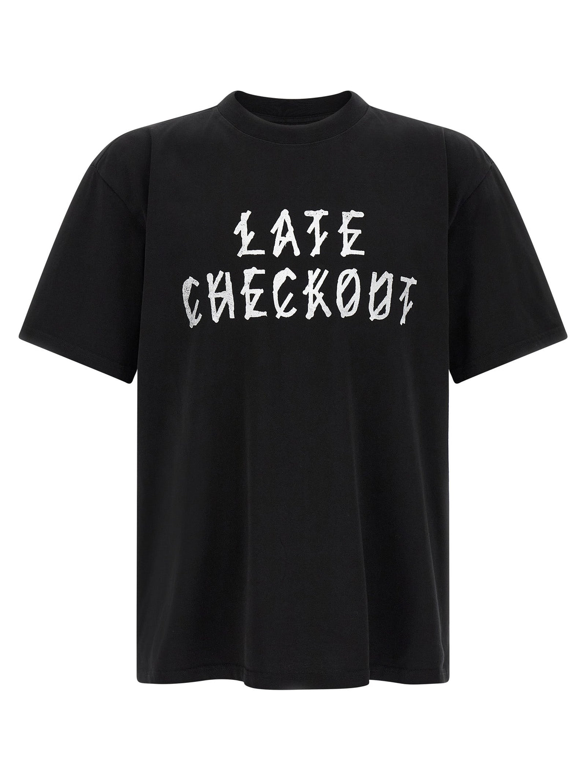 2026 New Arrival 44 Label Group Black Cotton T-Shirt