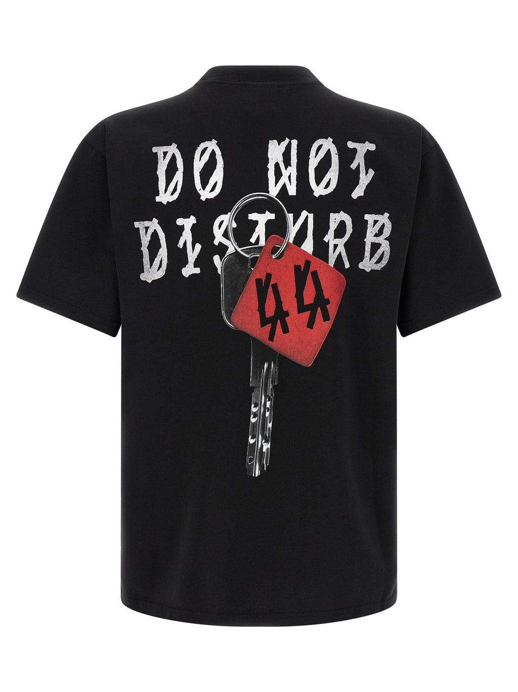2026 New Arrival 44 Label Group Black Cotton T-Shirt