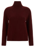 2026 New Arrival 'S Max Mara Bordeaux Wool Cardigan