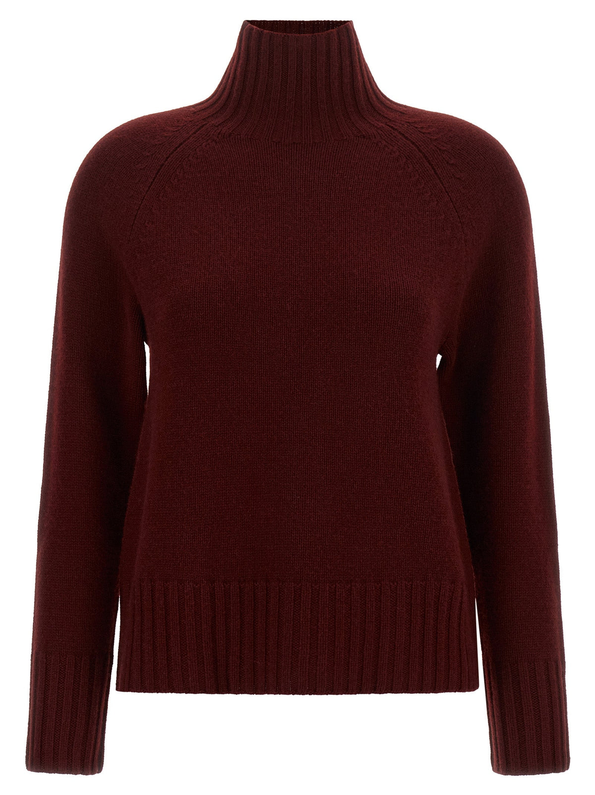 2026 New Arrival 'S Max Mara Bordeaux Wool Cardigan
