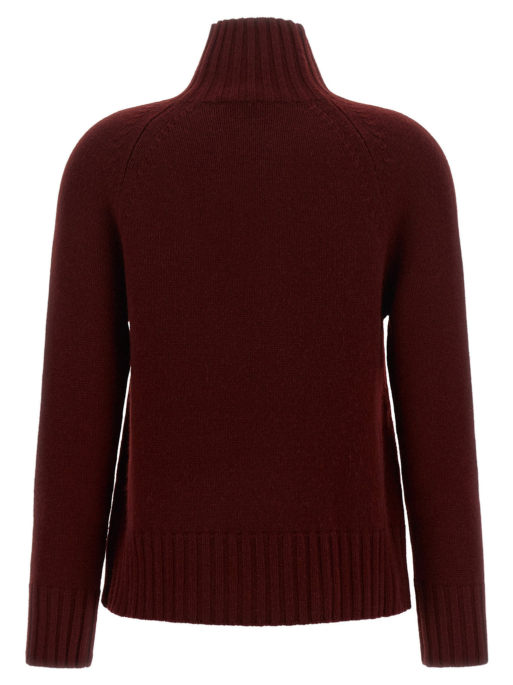 2026 New Arrival 'S Max Mara Bordeaux Wool Cardigan