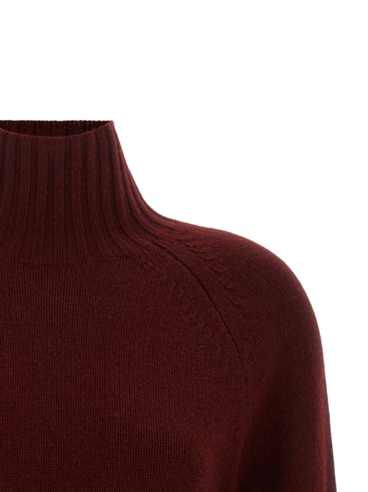 2026 New Arrival 'S Max Mara Bordeaux Wool Cardigan