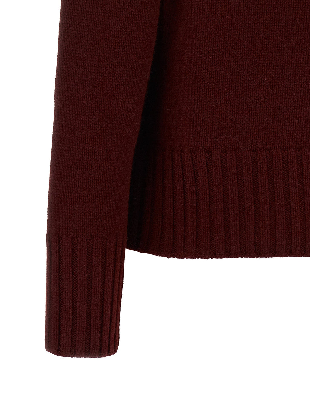2026 New Arrival 'S Max Mara Bordeaux Wool Cardigan