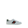 2026 New Arrival Gucci White Calf Leather Bos Taurus Low Top Sneakers