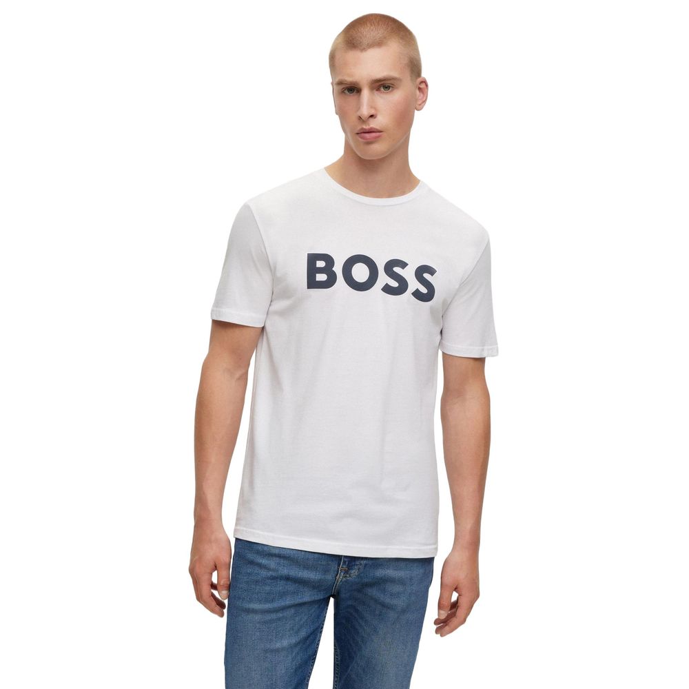2026 New Arrival Hugo Boss White Cotton T-Shirt