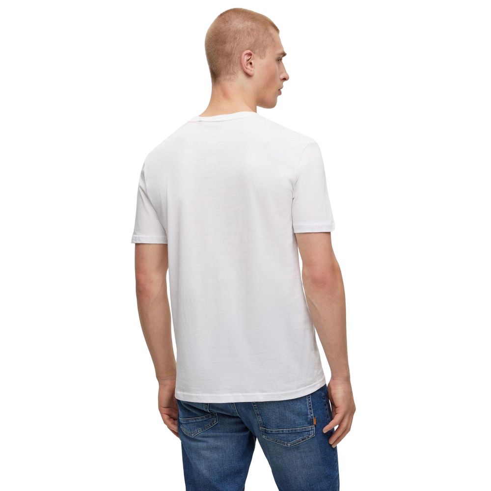 2026 New Arrival Hugo Boss White Cotton T-Shirt