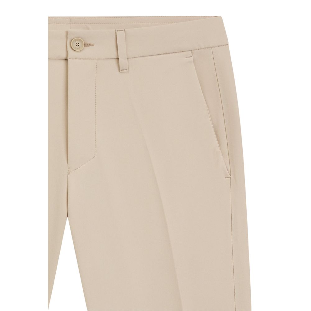2026 New Arrival Hugo Boss Beige Polyester Skinny Pants