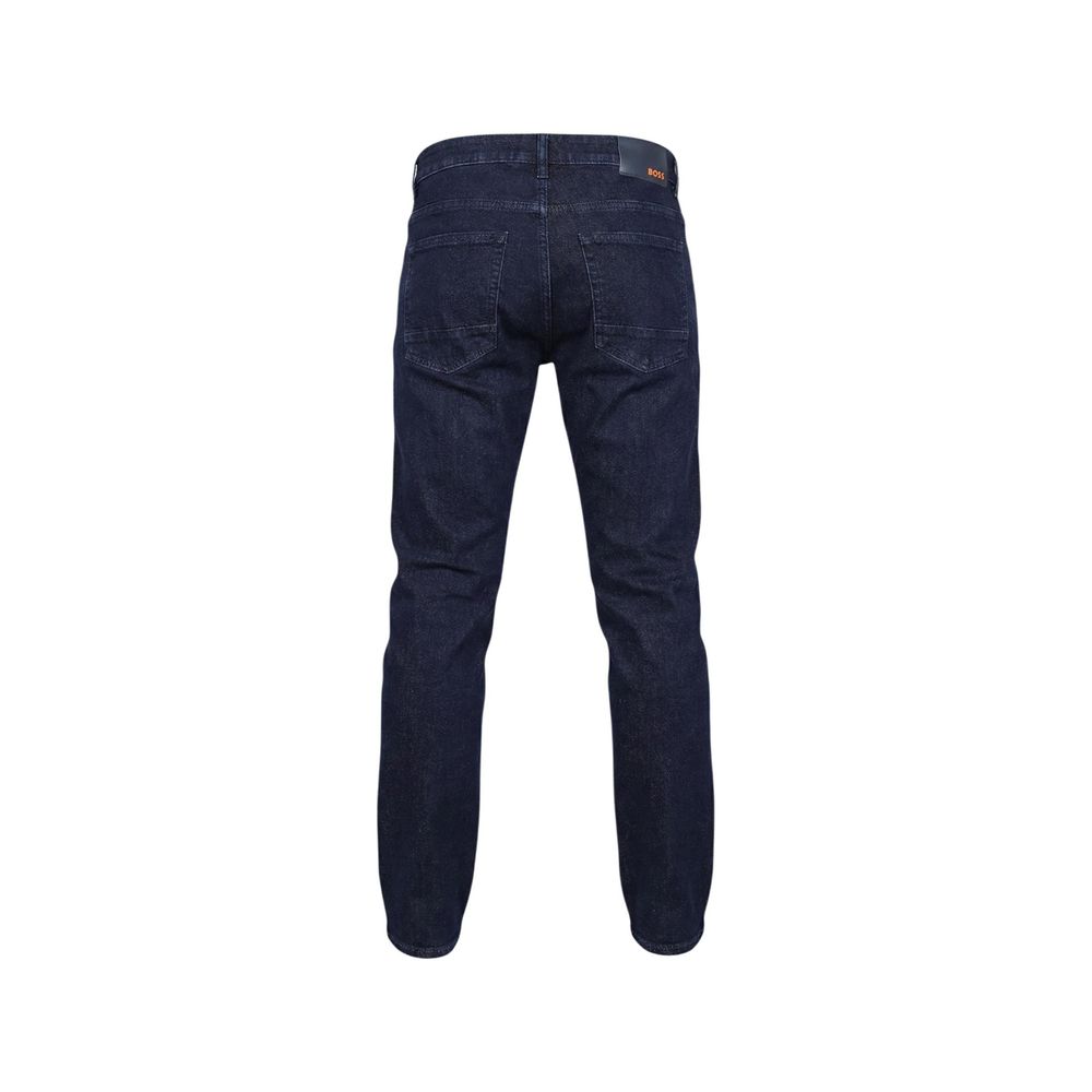 2026 New Arrival Hugo Boss Blue Cotton Skinny Jeans