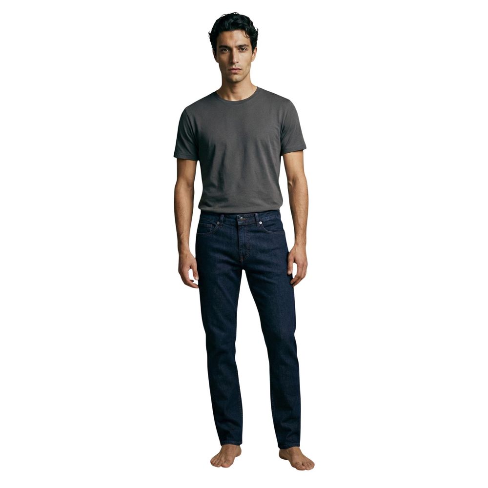 2026 New Arrival Hugo Boss Blue Cotton Skinny Jeans
