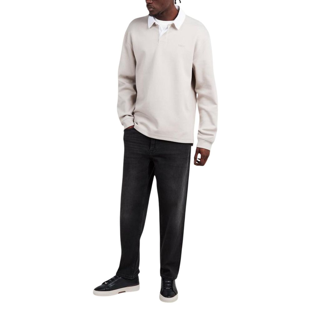 2026 New Arrival Hugo Boss Gray Cotton Polo Shirt