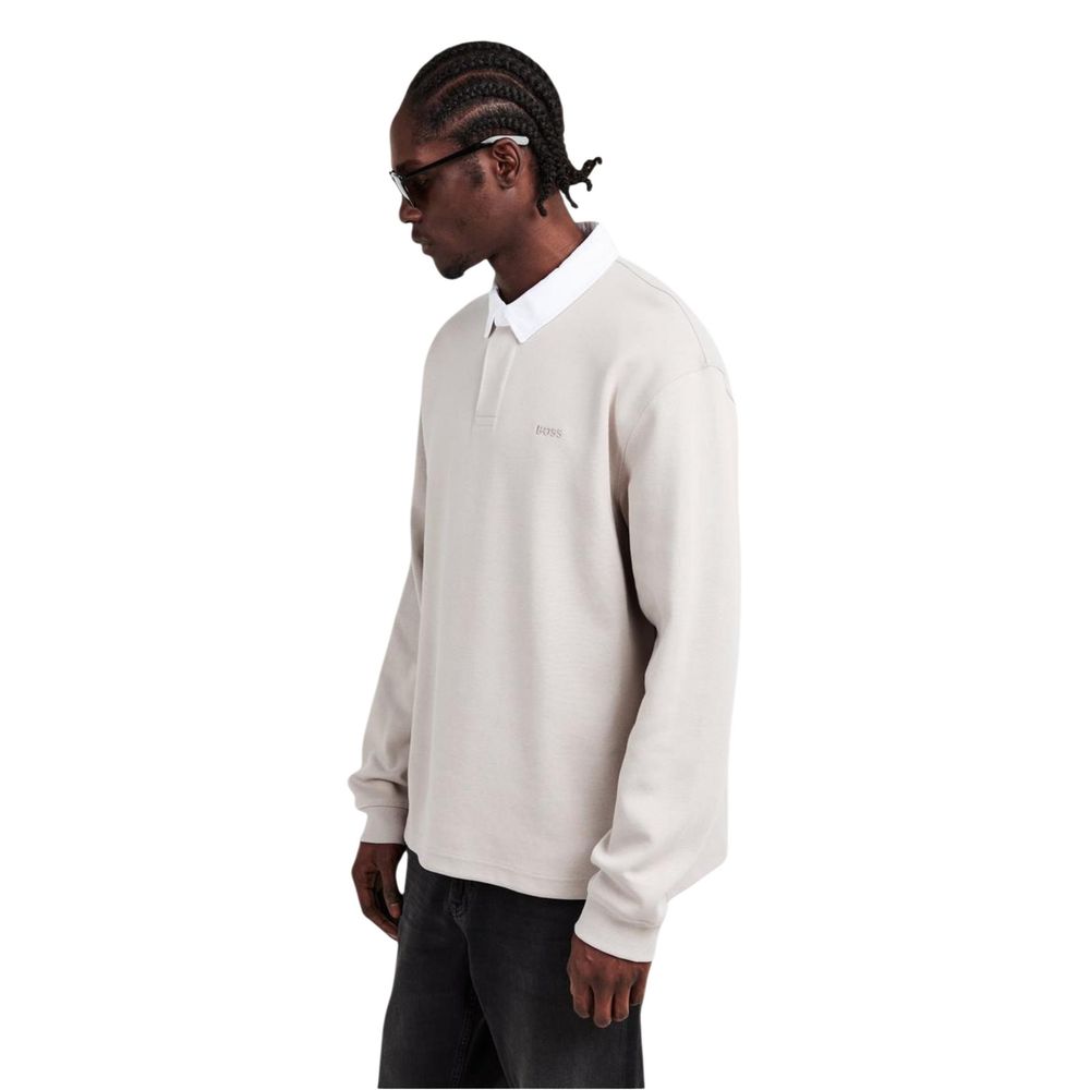 2026 New Arrival Hugo Boss Gray Cotton Polo Shirt