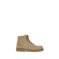 2026 New Arrival Sebago Beige Calf Leather Bos Taurus Lace-Up Boots