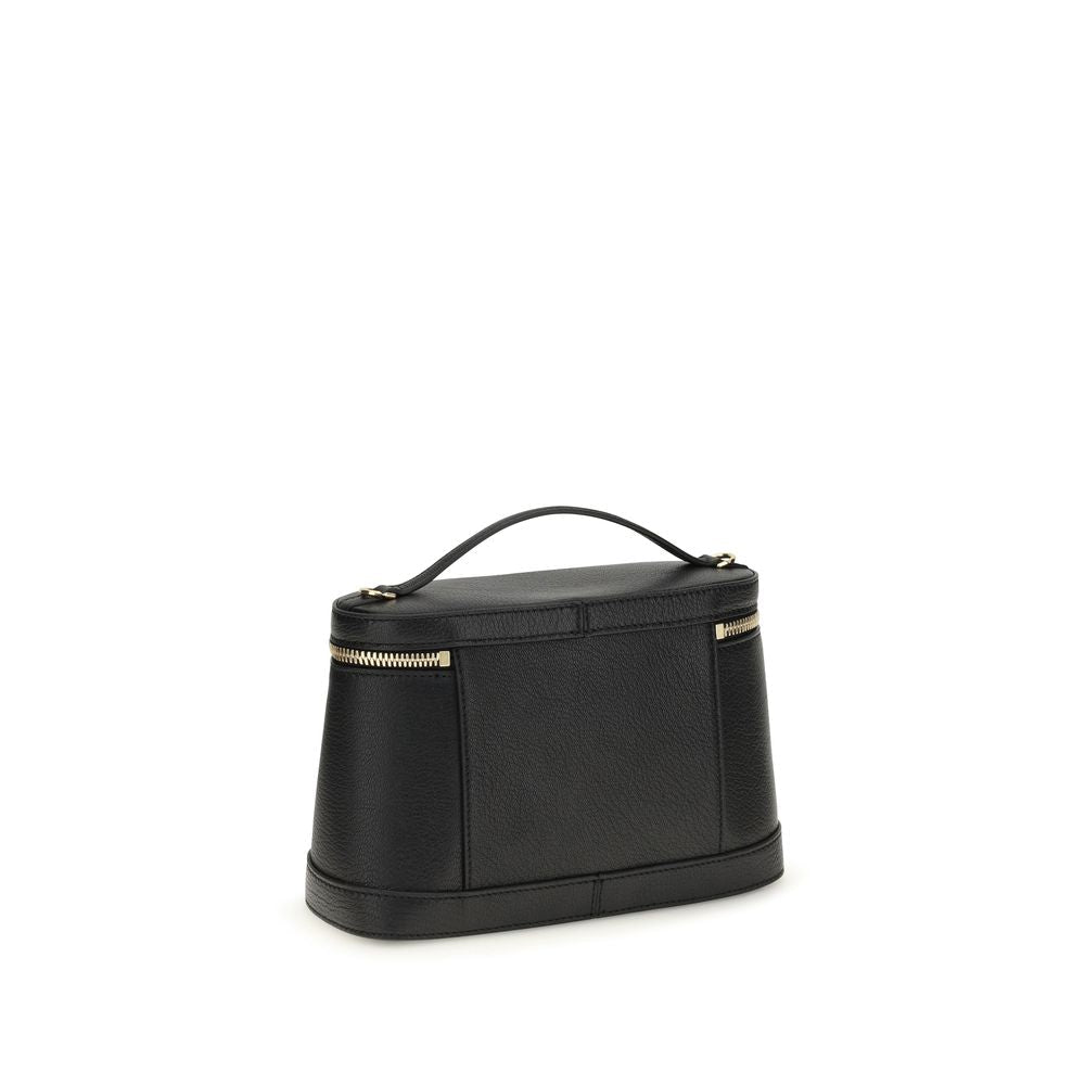2026 New Arrival Jacquemus Black Calf Leather Bos Taurus Shoulder Bag
