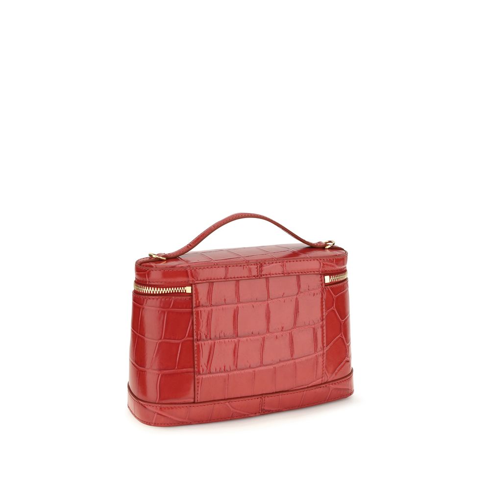 2026 New Arrival Jacquemus Red Calf Leather Bos Taurus Shoulder Bag