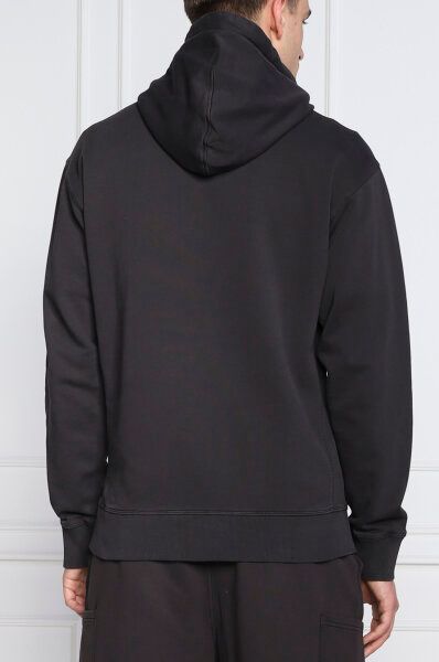 2026 New Arrival Hugo Boss Elegant Dark Blue Cotton Hooded Sweatshirt