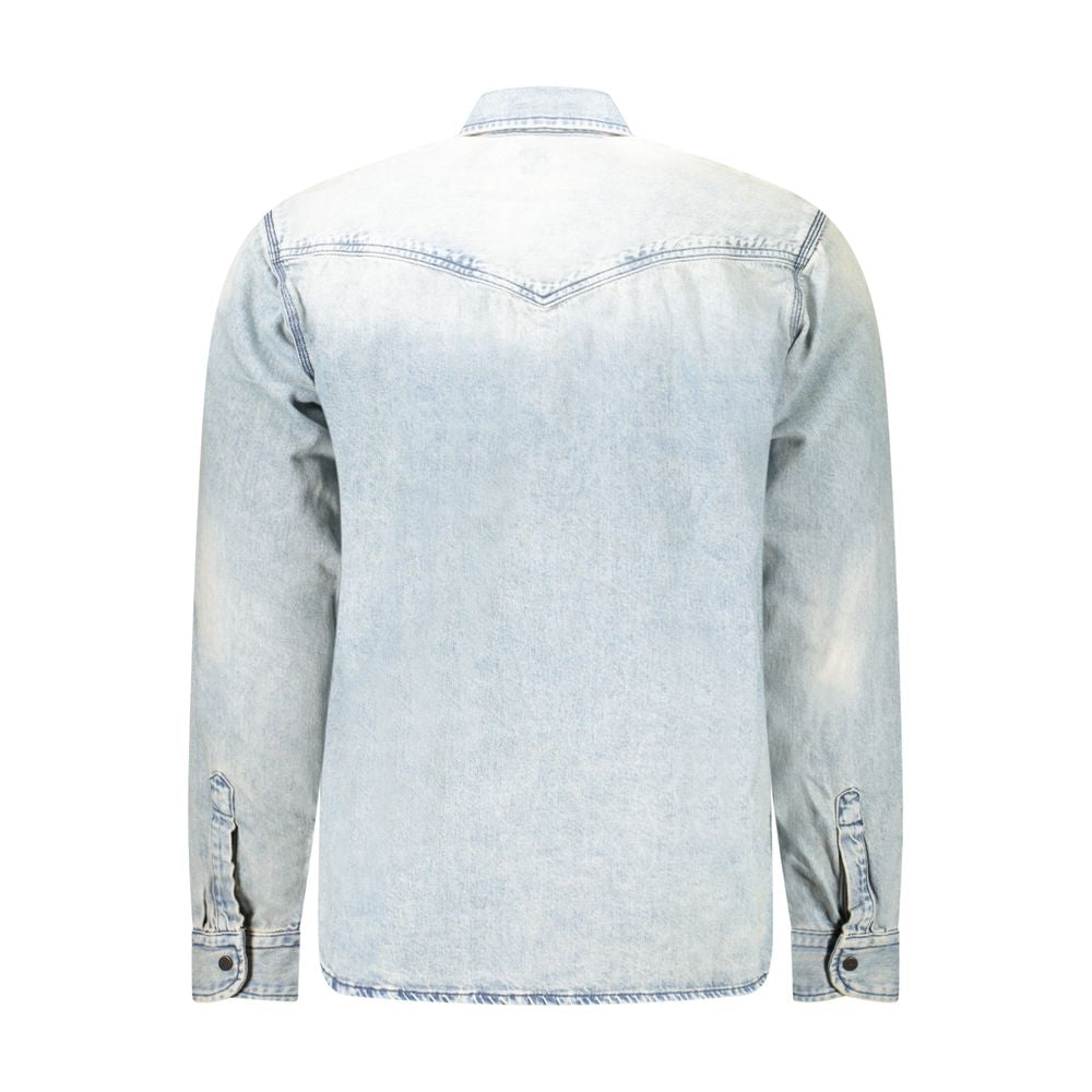 2026 New Arrival Hugo Boss Blue Cotton Shirt