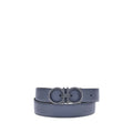 2026 New Arrival Ferragamo Blue Calf Leather Bos Taurus Regular Belt