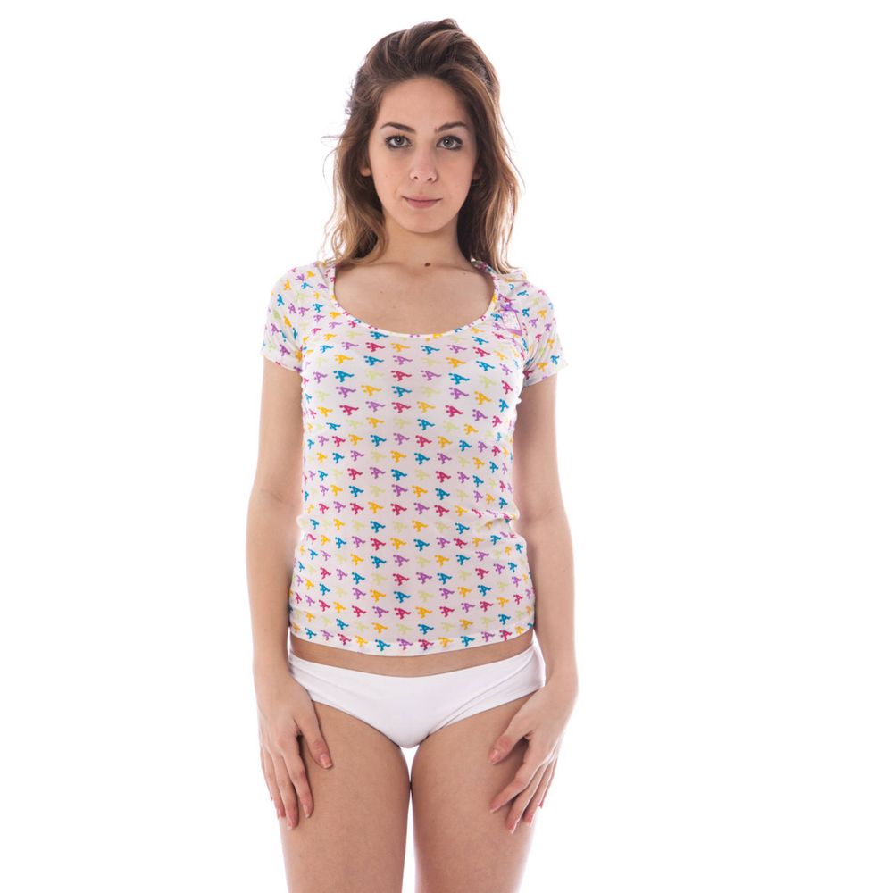 2026 New Arrival A-Style White Nylon Tops & T-Shirt