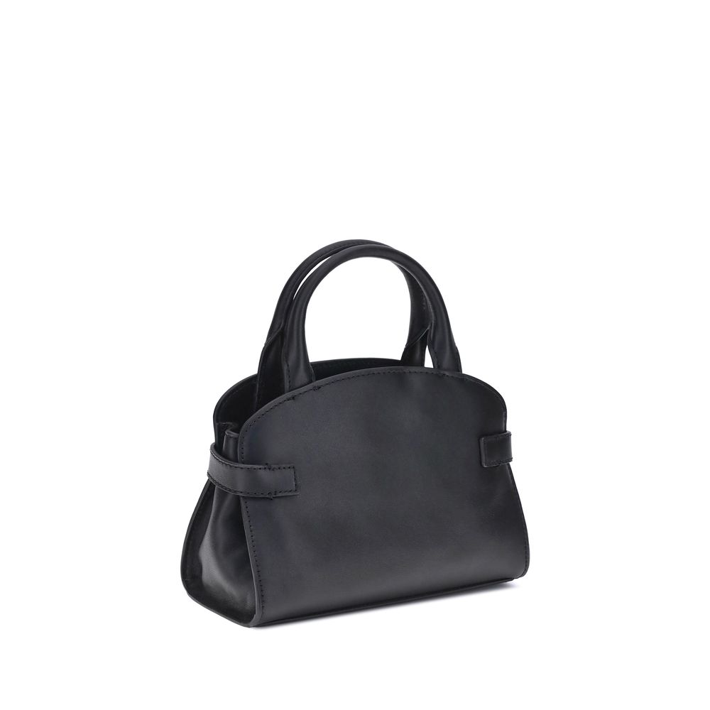 2026 New Arrival Coccinelle Black Calf Leather Bos Taurus Handbag