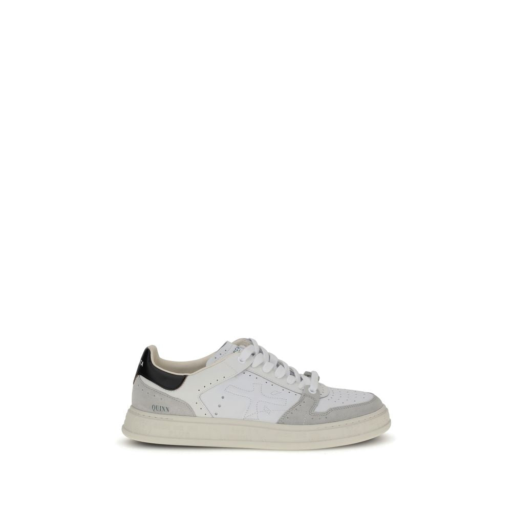 2026 New Arrival Premiata White Calf Leather Bos Taurus Low Top Sneakers