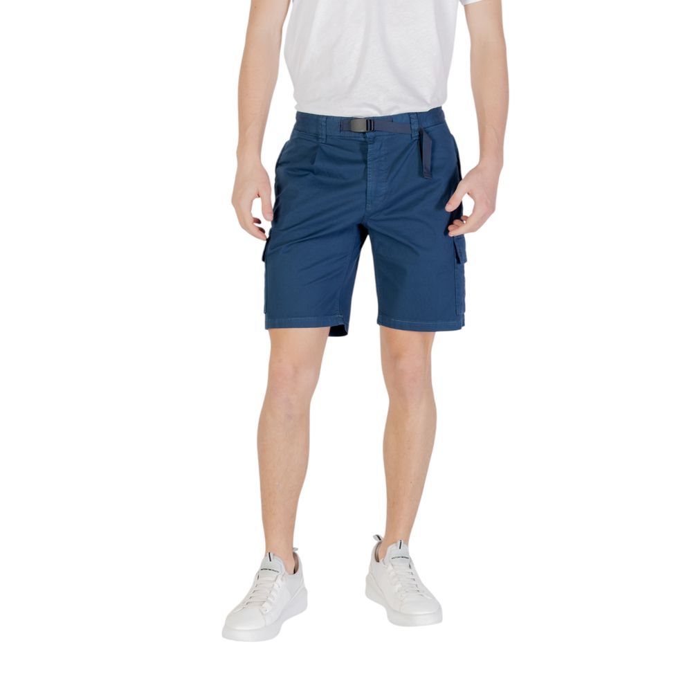 2026 New Arrival Hugo Boss Blue Cotton Bermuda