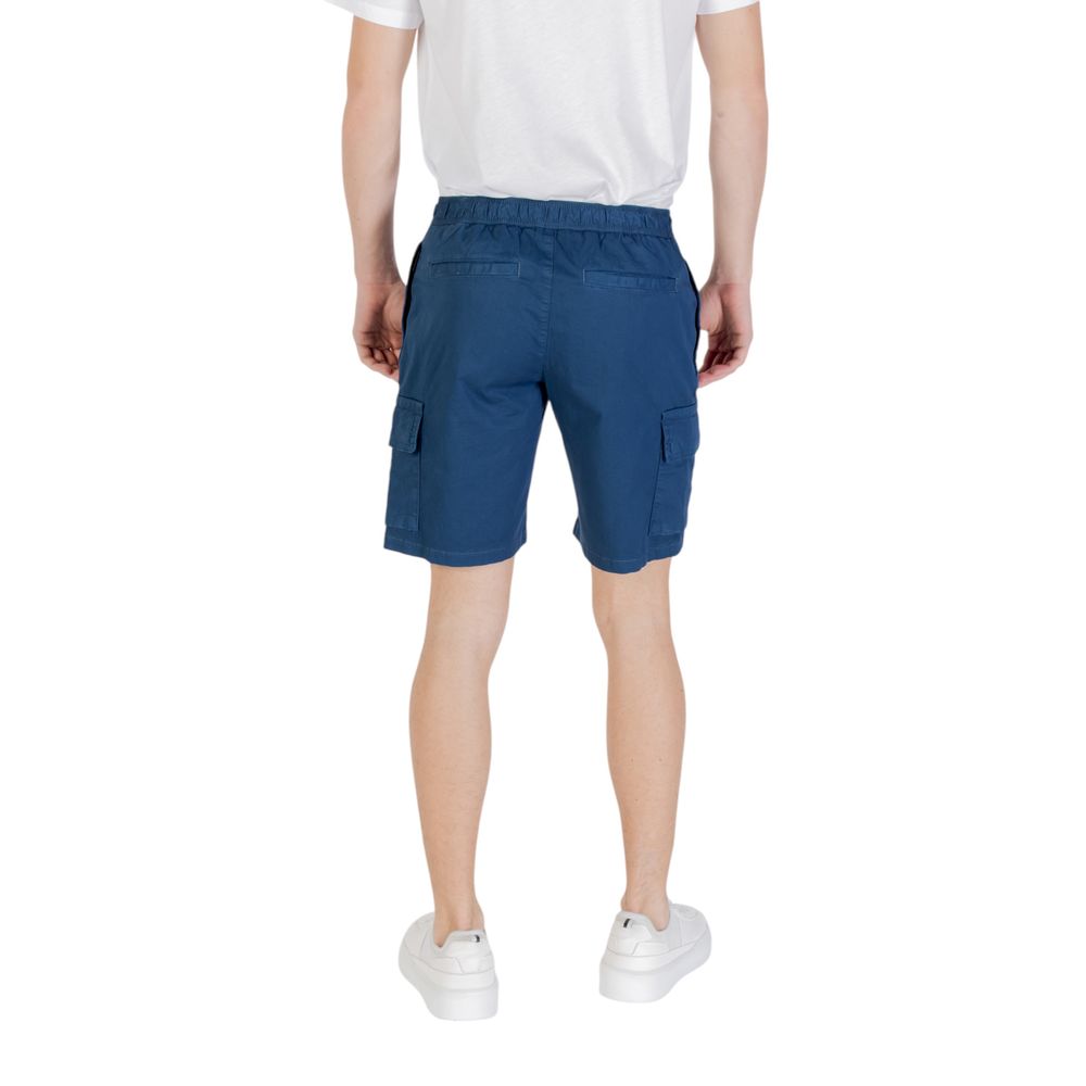 2026 New Arrival Hugo Boss Blue Cotton Bermuda